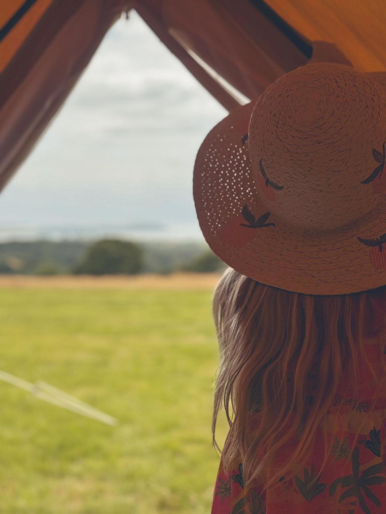Fully Furnished Bell Tent 1 St Austell Buitenkant foto