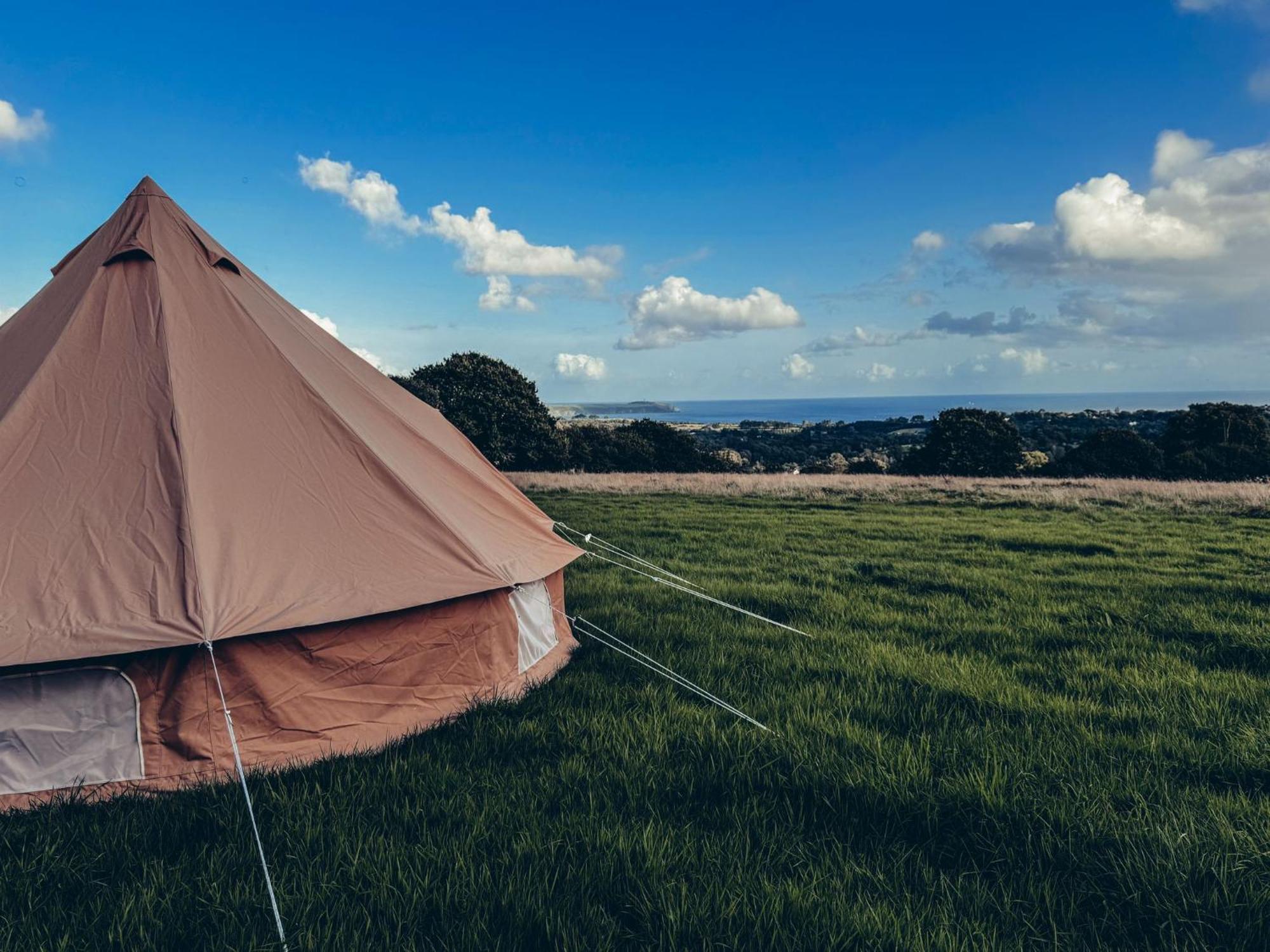 Fully Furnished Bell Tent 1 St Austell Buitenkant foto