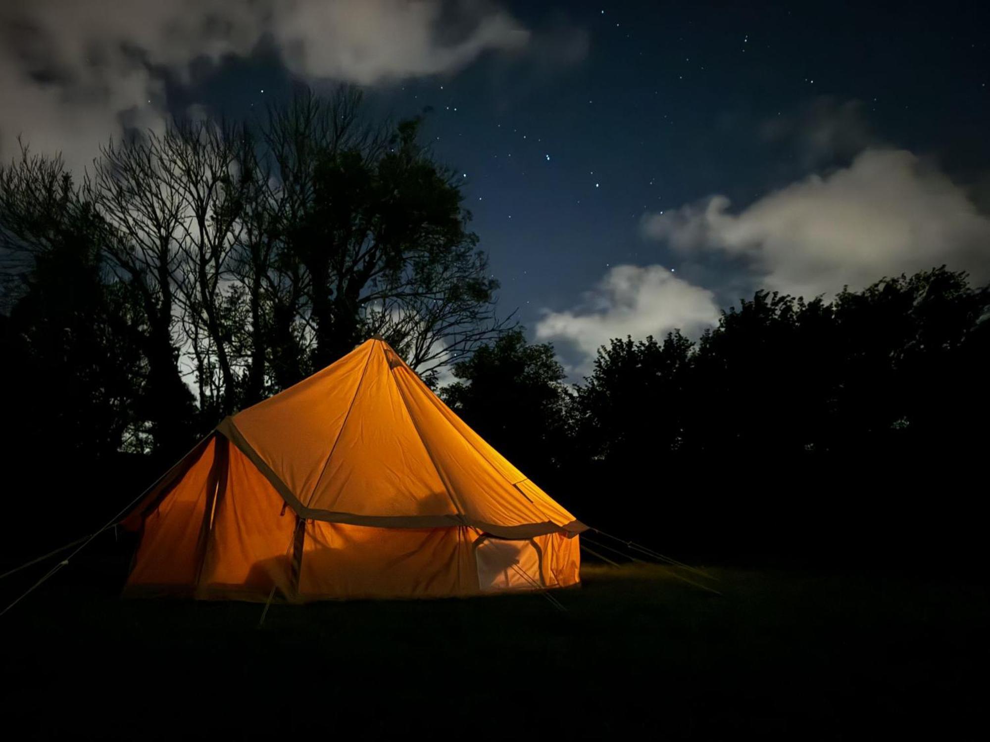 Fully Furnished Bell Tent 1 St Austell Buitenkant foto